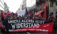 100.000 auf der 'Demo gegen Niedriglöhne und Sozialkahlschlag!'