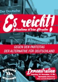 Es reicht! Nationalismus ist keine Alternative