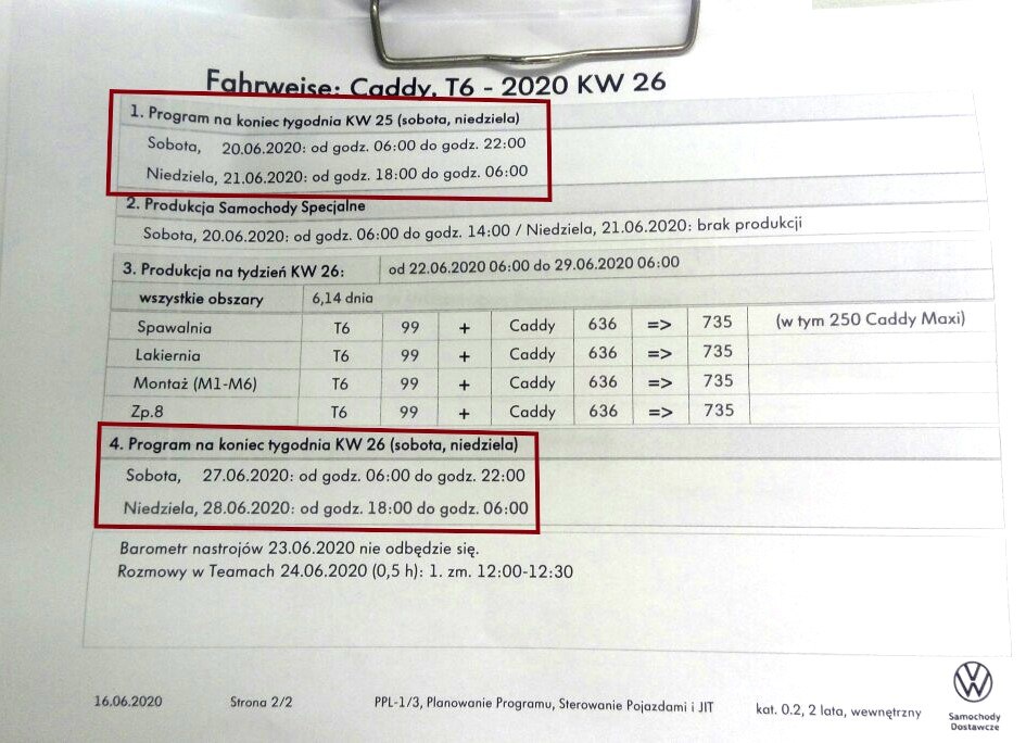Die nächsten Wochenendschichten