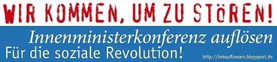 Frankfurt/M 22.06.2011 - Wir kommen um zu stören! IMK auflösen!