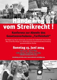 Kein Aufatmen bei der sogenannten Tarifeinheit nach DGB-Kongress