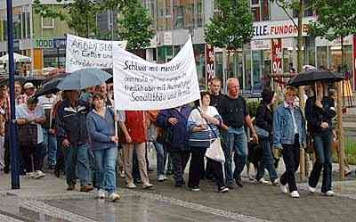 Wieder Montagsdemo in Magdeburg