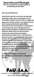 Anarchie und Ökologie - Eine herrschaftsfreie Gesellschaft im Einklang mit der Natur